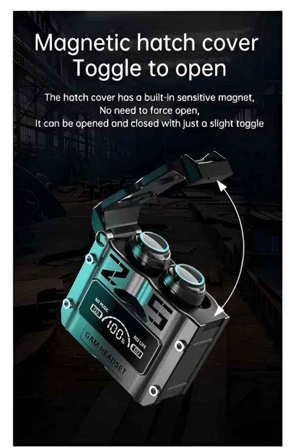 M25 TWS Wireless Bluetooth Headset with Stereo Noise Reduction Touch Control for Games Microphone-Neverdie Store - Imagem 3
