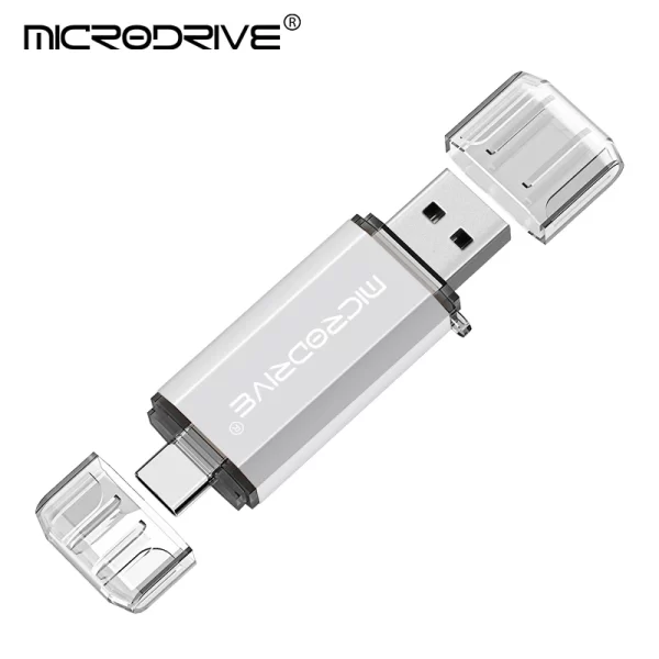 Type C USB Flash Drive OTG 2 IN 1 USB 2.0 Micro USB Pen Drive 128GB 64GB 32GB 16GB 8GB 4GB Pendrive Flash Drive - Imagem 8