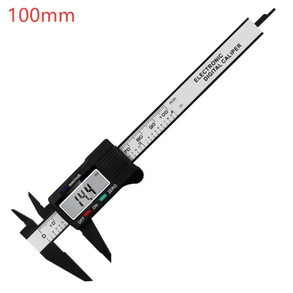 150mm 100mm Electronic Digital Caliper Carbon Fiber Dial Vernier Caliper Gauge Micrometer Measuring Tool Digital Ruler - Imagem 9