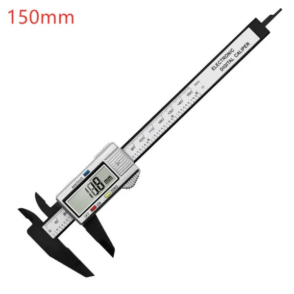 150mm 100mm Electronic Digital Caliper Carbon Fiber Dial Vernier Caliper Gauge Micrometer Measuring Tool Digital Ruler - Imagem 10