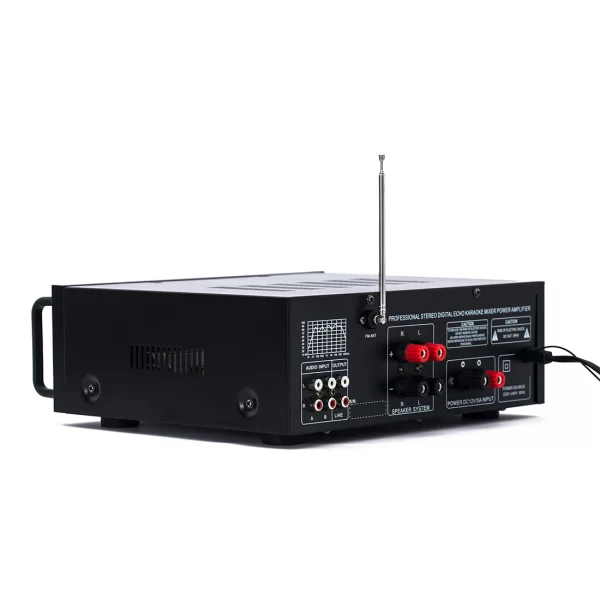 Sunbuck karaoke Sound amplifier 2.1 Channel 200W*2 High Power FM USB MP3 10 Segment Audio equalizer Car Bluetooth amplifier - Imagem 4