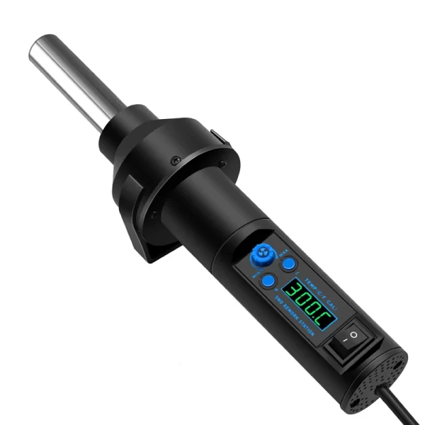 LCD Adjustable Electronic Heat Hot Air Gun Solder Station Desoldering Hair Dryer For Soldering IC SMD BGA 8018LCD 858D 8032 - Imagem 3