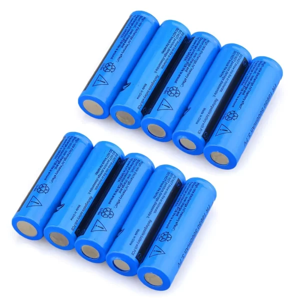 New 18650 Battery 3.7V 5000mAh 18650 Rechargeable Li-ion Batteria for LED Flashlight Pen Laser bateria 18650 5000mah - Imagem 4
