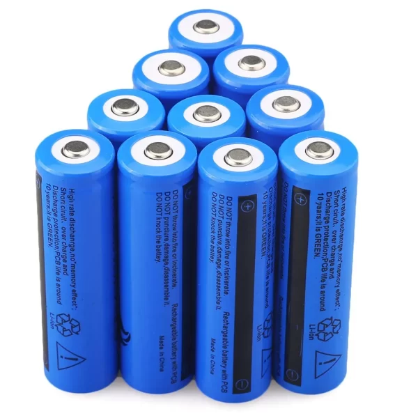 New 18650 Battery 3.7V 5000mAh 18650 Rechargeable Li-ion Batteria for LED Flashlight Pen Laser bateria 18650 5000mah - Imagem 3