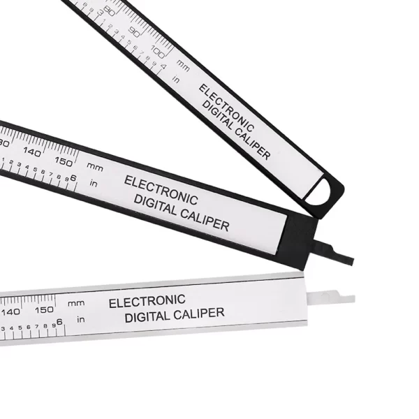 150mm 100mm Electronic Digital Caliper Carbon Fiber Dial Vernier Caliper Gauge Micrometer Measuring Tool Digital Ruler - Imagem 6