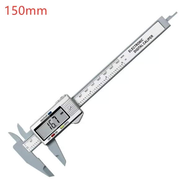 150mm 100mm Electronic Digital Caliper Carbon Fiber Dial Vernier Caliper Gauge Micrometer Measuring Tool Digital Ruler - Imagem 8