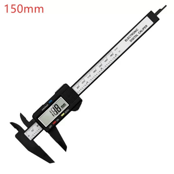 150mm 100mm Electronic Digital Caliper Carbon Fiber Dial Vernier Caliper Gauge Micrometer Measuring Tool Digital Ruler - Imagem 11