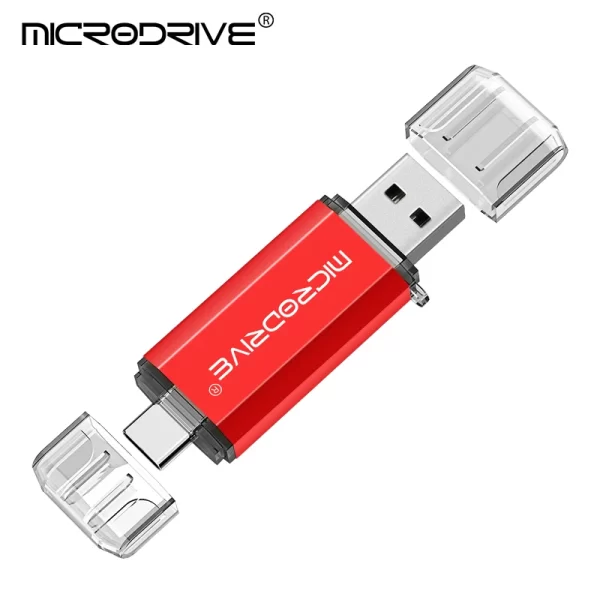 Type C USB Flash Drive OTG 2 IN 1 USB 2.0 Micro USB Pen Drive 128GB 64GB 32GB 16GB 8GB 4GB Pendrive Flash Drive - Imagem 7
