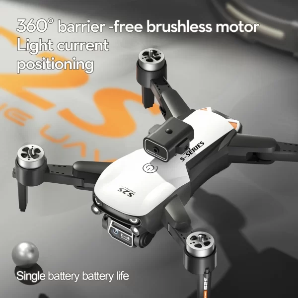 New S2S Mini Drone Profesional 8K HD Camera Fly 25Min Obstacle Avoidance Brushless Foldable Quadcopter Optical Flow RC Dron - Imagem 3