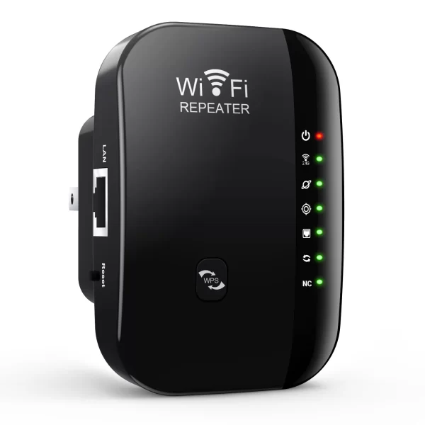 Wireless WiFi Repeater 300Mbps WiFi Extender Amplifier Booster Router 802.11N WPS Long Range 7 Status Light WiFi Repeater for PC - Imagem 10