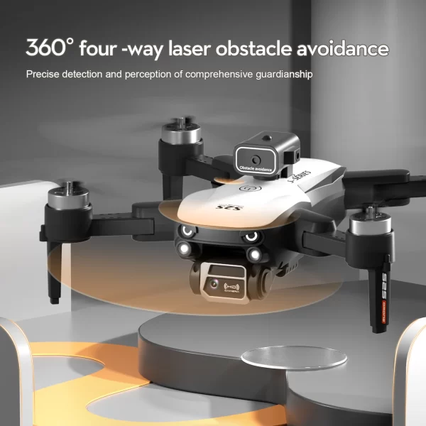 New S2S Mini Drone Profesional 8K HD Camera Fly 25Min Obstacle Avoidance Brushless Foldable Quadcopter Optical Flow RC Dron - Imagem 4