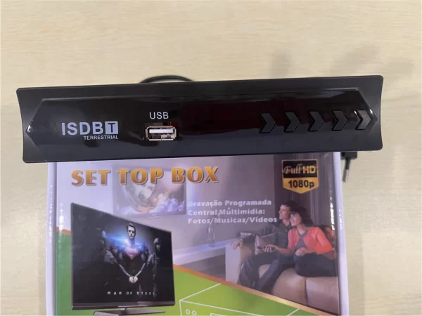 Factory ISDB-T Decodificador De TV Digital TV Receiver Decoder Receptor HD 1080P Satellite TV Receiver ISDB-T Chile Peru Brazil - Imagem 3