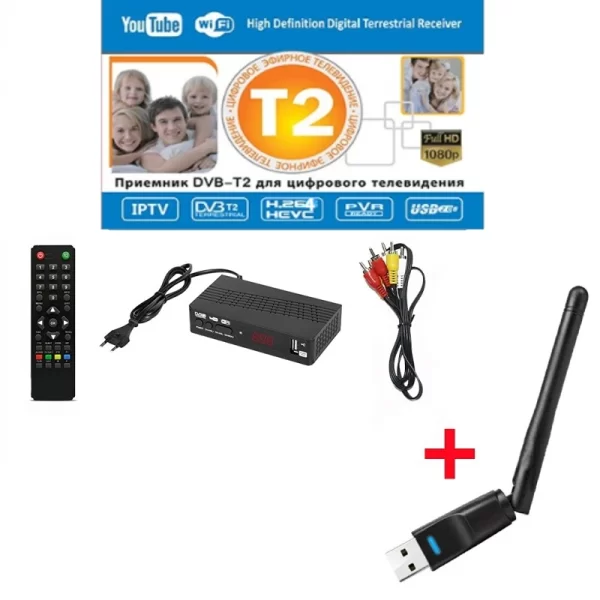 HD 1080p Tv Tuner Dvb T2 VGA Dvb-T2 For Monitor Adapter USB2.0 Tuner Receiver Satellite Decoder Dvbt2 Mutiple Language Manual - Imagem 10