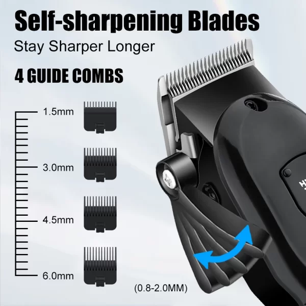 HIENA hair clipper Shaver Professional electric scissors push Barber shop hair trimmers Hair cutting machine trimmer for men - Imagem 3