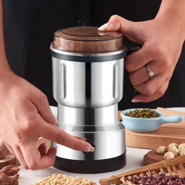220V Multifunction Coffee Grinder Stainless Steel Blade Electric Herbs Beans Mill Spices Nuts Grains Cafe Bean Grinding Machine - Imagem 3
