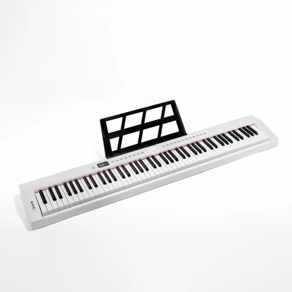 88 Key piano with MIDI and velocity piano keyboard instruments with plastic keys digital synthesizer music keyboard for school - Imagem 4