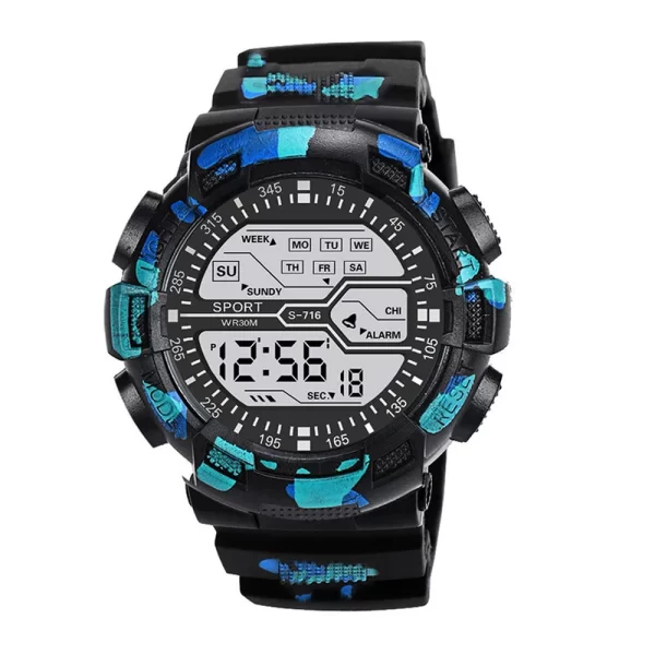 Outdoor Sport Men Watch Multifunction Large Screen LED Electronic Waterproof Luminous Military Digital Wristwatches Reloj Hombre - Imagem 12