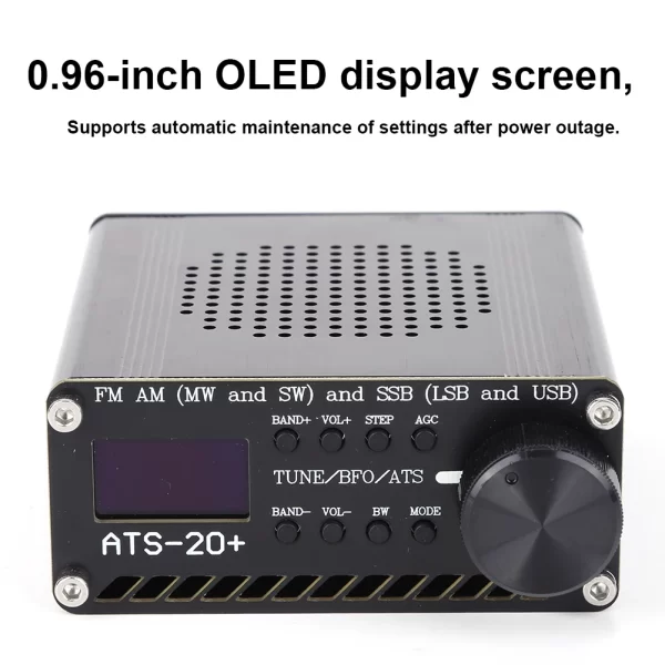 SI4732 ATS-20+ ATS20 V2 All Band Radio Receiver FM AM (MW & SW) SSB (LSB & USB) Full Band Receiver Scanner with Antenna for Home - Imagem 4