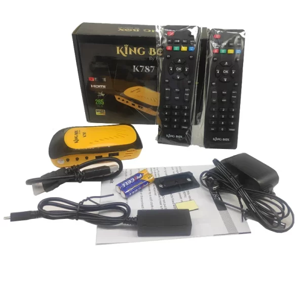 King Box K787 Satellite Receiver DVB-S2 Set Top Box Support Forever IKS Apollo 5 Decoder for Middle East Saudi Arabia Qatar Oman - Imagem 5