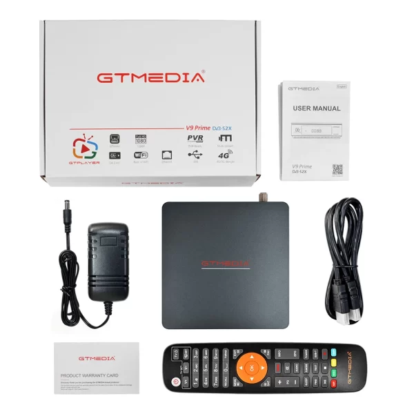 GTmedia V9 Prime DVB-S2X Receptor de Satélite WiFi Integrado Suporte HEVC Cartão CA Receptor de TV Full HD 1080P PVR Ready - Imagem 5