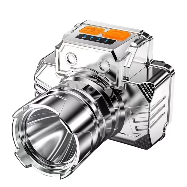 Head Led Light HeadLight Rechargeable Head Torch Light Front Led Head Flashlight Super Bright Waterproof Headlamp for Hunting - Imagem 6