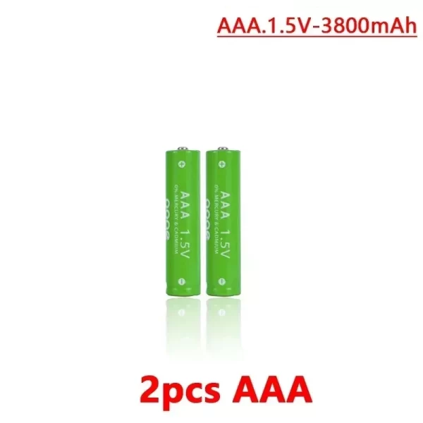 1.5V Rechargeable AA  AAA 4.8-3.8Ah Battery For Torch Toys Clock MP3 Player Replace Ni-Mh Battery Delivery within 15-25 days - Imagem 8