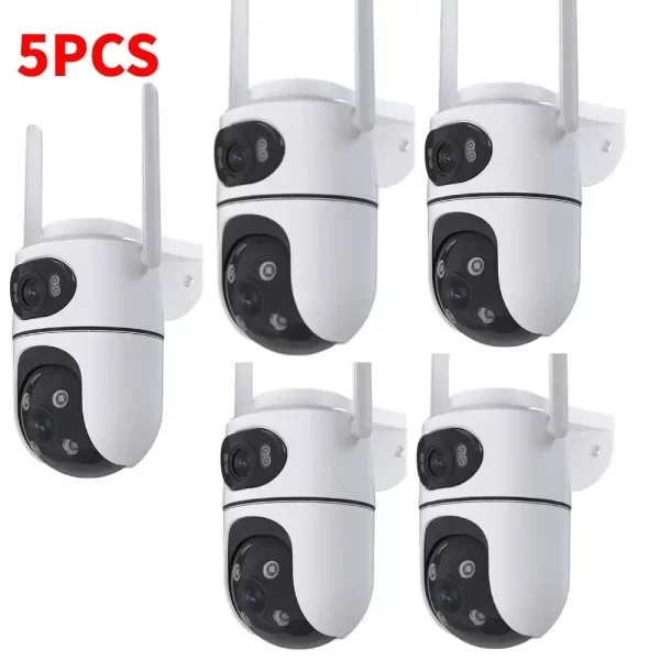 1-5PCS 4K 8MP Dual Lens Wifi Camera Outdoor PTZ Night Vision Human Detection Track Alarm Security Protection Surveillance IP Cam - Imagem 10