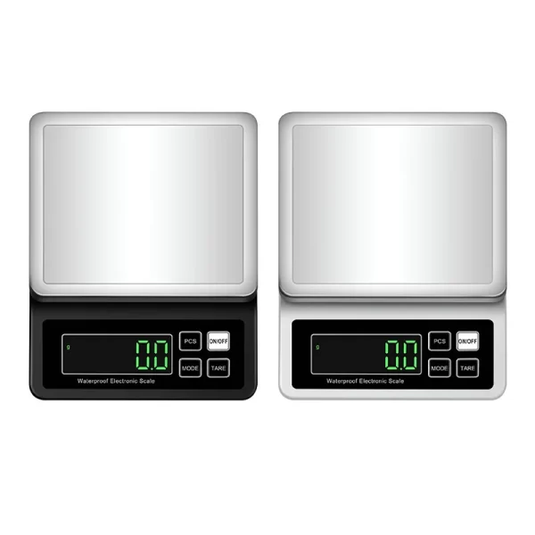 Fully Waterproof Kitchen Scale USB 0.1g/1g High Precision Electronic Balance 304 Stainless Steel Scales with Counting Function - Imagem 6