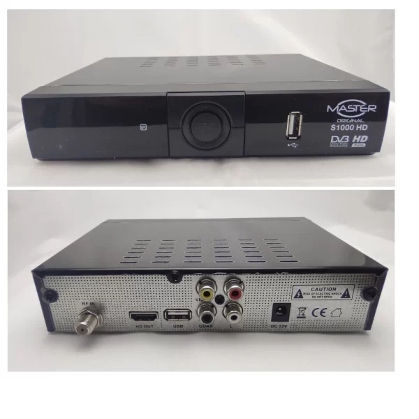 Dvb S2 Decoder Satellite TV Receiver HD DVB-S2 H.264 Receptor - Imagem 2