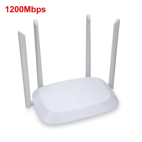 Wireless WiFi Router 1200Mbps Dual Band 2.4GHz 5GHz Wifi Repeater 4*6dBi Antennas Signal Amplifier Wider Coverage Wi-Fi Extender - Imagem 7
