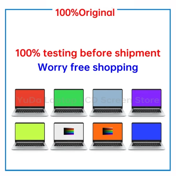 16" IPS Laptop LCD Screen N160JCE-ELL B160UAN04.2 NV160WUM-N48 B160UAN03.3 Display Matrix Panel Replacement eDP 30 Pins No-Touch - Imagem 5