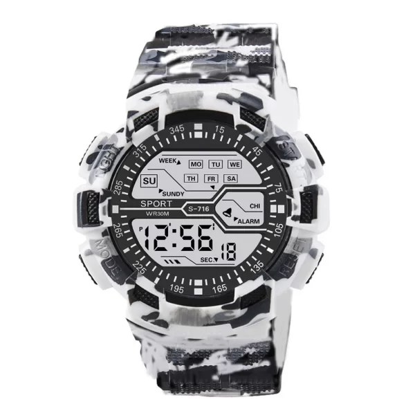Outdoor Sport Men Watch Multifunction Large Screen LED Electronic Waterproof Luminous Military Digital Wristwatches Reloj Hombre - Imagem 11