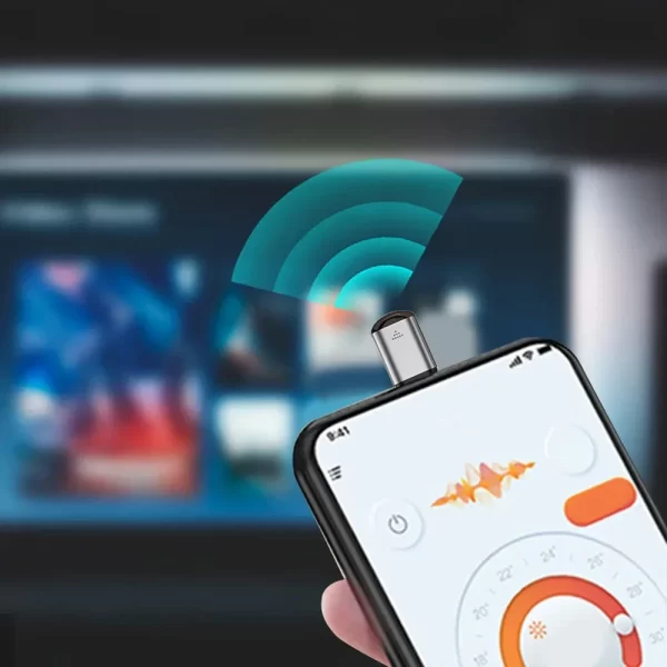 Type C Smartphone Infrared Transmitter Adapter Control Smart App Control Adapter Infrared Remote Suitable for Television - Imagem 4