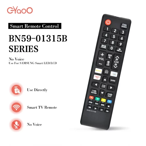 BN59-01315B Replaced Remote Control Compatible with Samsung TV UE43RU7100 UE49RU7100 UE50RU7100 UE55RU7100 UE75RU7100 UE43RU7105 - Imagem 2