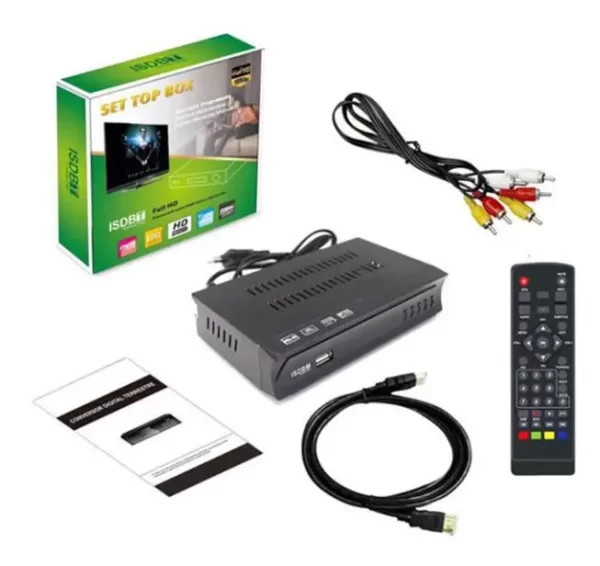 Factory ISDB-T Decodificador De TV Digital TV Receiver Decoder Receptor HD 1080P Satellite TV Receiver ISDB-T Chile Peru Brazil - Imagem 8