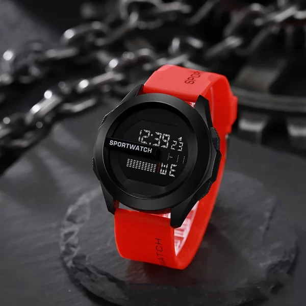 POSHI Sport Watch for Man Luxury Digital Wristwatch Stopwatch Luminous with Date Week Original Waterproof Clock free shipping - Imagem 12