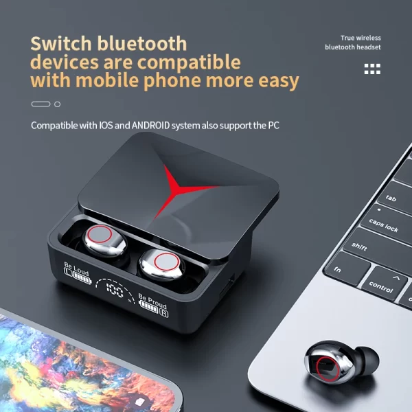 TWS Wireless Headphones Bluetooth 5.3 Touch Control Earphones Sport Earbuds HiFi Stereo Gaming Headset with Mic for Xiaomi - Imagem 5