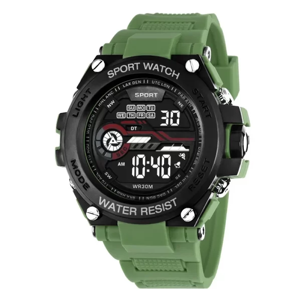 YIKAZE Men's Sports Watch Waterproof Man Sport Watches Multifuction LED Digital Military Watch Alarm Clock Electronic Wristwatch - Imagem 10