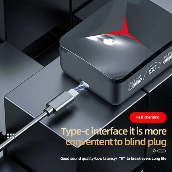 NEW M90pro wireless bluetooth tws in-ear true wireless noise reduction stereo sports earphones - Imagem 4