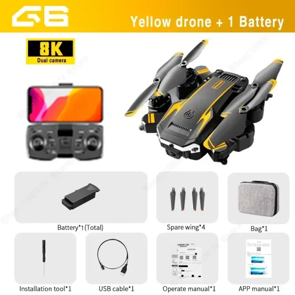 5G GPS Drone 8K Professional 4K Dual Camera Aerial Photography Obstacle Avoidance UAV Quadcopter Helicopter Toys Gifts - Imagem 7