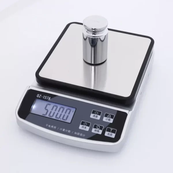 QZ-157A Electronic Scale USB Charge Precision Kitchen Balance Food Scale Household Coffee Scale Smart Digital Baking - Imagem 6