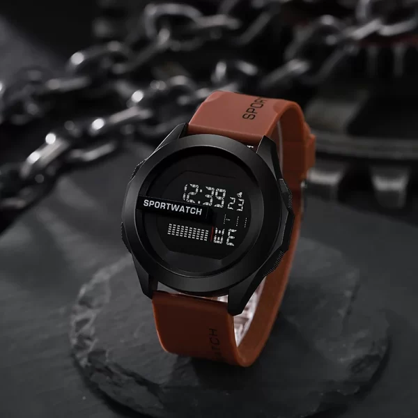 POSHI Sport Watch for Man Luxury Digital Wristwatch Stopwatch Luminous with Date Week Original Waterproof Clock free shipping - Imagem 9