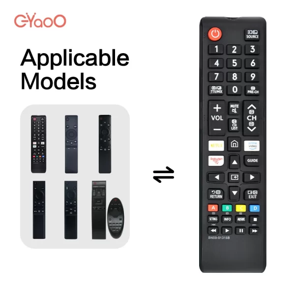 BN59-01315B Replaced Remote Control Compatible with Samsung TV UE43RU7100 UE49RU7100 UE50RU7100 UE55RU7100 UE75RU7100 UE43RU7105 - Imagem 4