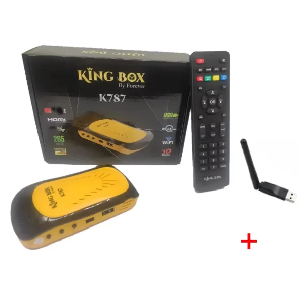 King Box K787 Satellite Receiver DVB-S2 Set Top Box Support Forever IKS Apollo 5 Decoder for Middle East Saudi Arabia Qatar Oman - Imagem 7