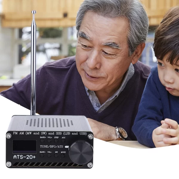 SI4732 ATS-20+ ATS20 V2 All Band Radio Receiver FM AM (MW & SW) SSB (LSB & USB) Full Band Receiver Scanner with Antenna for Home - Imagem 3