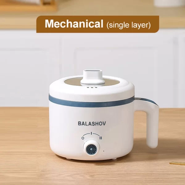 Panela elétrica de arroz de 1,7 L, camada dupla, 220 V, multicooker, antiaderente, inteligente, mecânica, panela de arroz a vapor para casa - Imagem 7