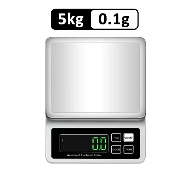 Fully Waterproof Kitchen Scale USB 0.1g/1g High Precision Electronic Balance 304 Stainless Steel Scales with Counting Function - Imagem 9