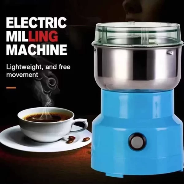 Moedor de grãos de café 1 peça, moinho de grãos doméstico, aço inoxidável, grãos ultrafinos, triturador de medicina chinesa, moedor elétrico