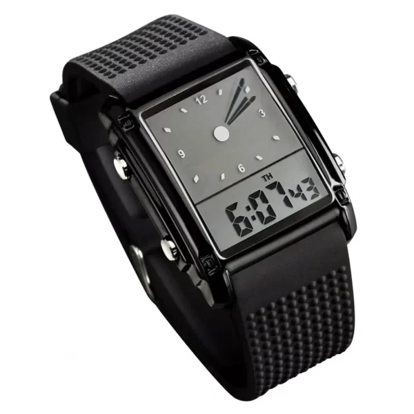 Men Electronic Watch LED Adjustable Strap Waterproof Night Light High Accuracy Legible Decorative Couple Sports Wristwatch - Imagem 7