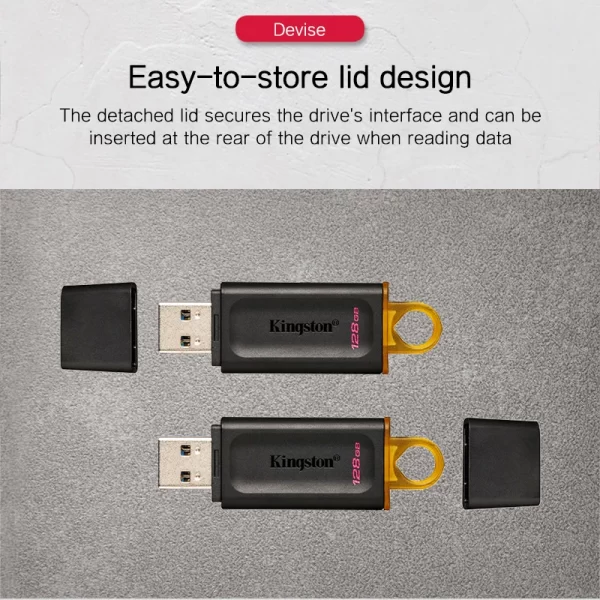 Kingston Pen Drive USB Flash Drives DTX Pendrive 32GB 64GB 128GB 256GB CLE USB 3.2 Flash Disk Mini Key Memory Stick 3.0 - Imagem 4